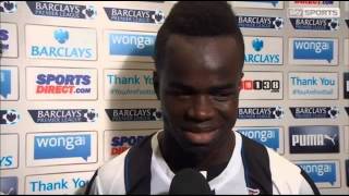 Newcastle Utd 02 Manchester City  Cheick Tiote Interview  120114 [upl. by Inaliel]