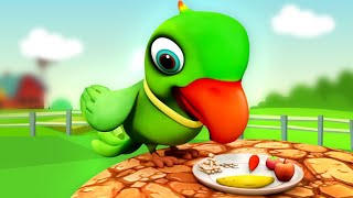 Main Tota Main Tota मैं तोता मैं तोता Cartoon Videos and Hindi Nursery Rhymes for Kids [upl. by Carrick]