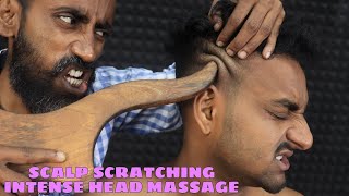 Head Massage amp Scalp Scratching for Deep Sleep  Neck Cracking  Spine Cracking  Body Massage ASMR [upl. by Enyaht]