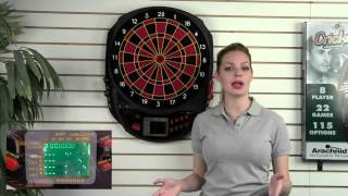 Arachnid CricketPro 425 Electronic Dartboard Item  E425ARA [upl. by Amitie172]