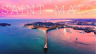 SAINTMALO  DRONE FOOTAGE [upl. by Oniram]