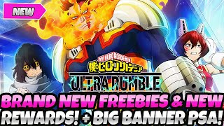 A BRAND NEW EVENT amp FREEBIES ARE HERE MORE FREE CRYSTALS amp BANNER PSA My Hero MHA Ultra Rumble [upl. by Rengia541]