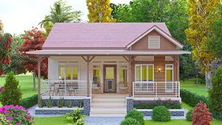 Simple and Elegant Modern Bungalow House Design  Inspiration Small House design For You [upl. by Federica]