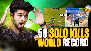 58 SOLO KILLS BY GODL LoLzZz  WORLD RECORD OR WHAT😉  BGMI HIGHLIGHT [upl. by Salkcin]