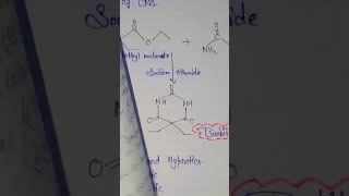 Synthesis of DIAZEPAM Their mechanism of action and uses😇 💫shortvideo synthesis bpharmacy [upl. by Acinorej]