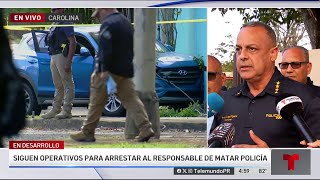 Policía dice que investigación de asesinato de agente está adelantada [upl. by Ema]