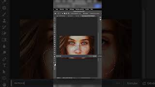 Supprimer les tâches de rousseur en 2 clics ✨ photoshop astucebeaute [upl. by Keven]