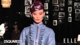 Dsquared2 Milan Fashion Week Otoñoinvierno 20132014  Elle España [upl. by Yrojram]