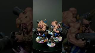 Ogor gluttons ageofsigmar aos ogormawtribes warhammer miniaturepainting [upl. by Trebo]