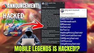 MLBB IS HACKED ANNOUNCEMENT MLBB COMMUNITY WEBSPID3RS HACKED MLBB [upl. by Ardnola]