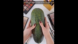 Lets get Zucchini ready for the concert🎤✨️  1 minute ASMR [upl. by Nitsej]