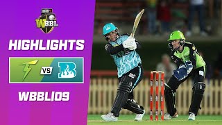 Sydney Thunder v Brisbane Heat  WBBL09 [upl. by Megargee]