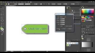 Clothing Tag Design in illustrator  Illustrator Tutorial [upl. by Kean903]