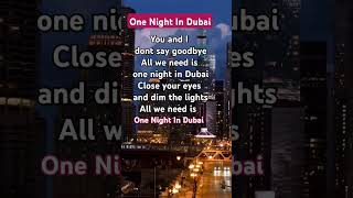 Arash feat Helena  One Night In Dubai song music song youtubeshorts [upl. by Cecilio]