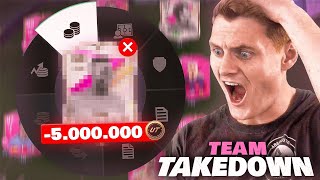 5 Million Coin Discard in Team Takedown [upl. by Ehcram681]