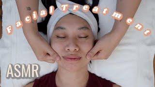 ASMR Facial Treatment Gentle Whispers and Facial Sounds sereinwu [upl. by Lytsyrk619]