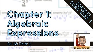 Algebraic Expressions 1 • Index Laws • P1 Ex1A • 🤖 [upl. by Aronow]