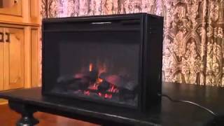 ClassicFlame 26quot Screen Electric Fireplace Insert  26EF022SRA [upl. by Corbie]