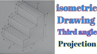 how to draw orthographic projection  isometric  by iti ed hindi [upl. by Slade]