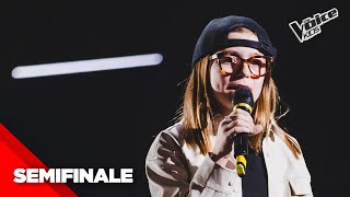 Scopriamo “Le Cose Che Abbiamo In Comune” di NeffaampAlfa con Benedetta  The Voice Kids 3 Semifinale [upl. by Anaicilef]