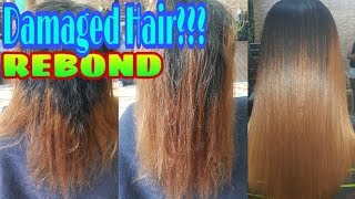 How To Rebond On Damage Hair [upl. by Lemar769]