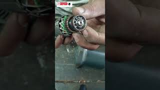 Bosch grinder bearing change boschpowertoolsshorts [upl. by Ahsiuqal551]