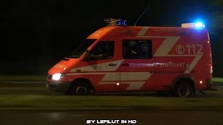 KNAPP HINTEREINANDER KEFT BF  OrgL DRK Stuttgart  FuStW Polizei BWL [upl. by Dollie496]