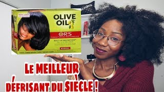 COMMENT SE DÉFRISER LES CHEVEUX CRÉPUS  AVEC OLIVE OIL [upl. by Merrily478]