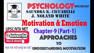 CiccarelliMotivation amp EmotionApproaches to Understanding MotivationCha 9Part 1 [upl. by Egiap]