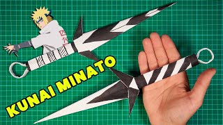 Wie man ein Papier Kunai Minato macht  Papier Ninja Kunai [upl. by Fezoj]