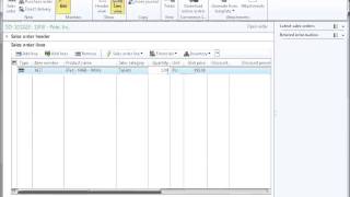 Dynamics AX 2012 Trade  Sales Order  Sales Order [upl. by Loy]