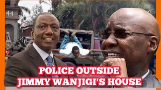 Chaos Outside Jimmy Wanjigis Residence as More than 1000 Armed police Officers raid his house 😭 [upl. by Haberman783]