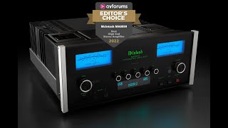 MCINTOSH MA8950 Editors Choice Award for Best HighEnd Stereo Amplifier [upl. by Bouchier]