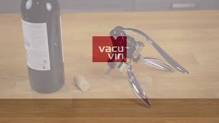 How to use the Vacu Vin Lever Corkscrew штопор [upl. by Jannelle]