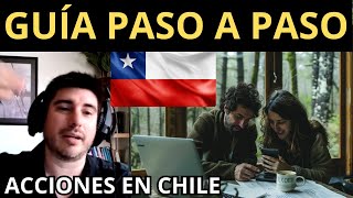 📕GUÍA PASO a PASO para COMPRAR ACCIONES en CHILE [upl. by Oiluig]