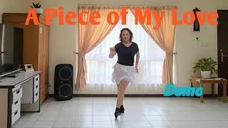 A Piece of My Love  Line Dance  improver Samba  Janet  Zhen Zhen Ge [upl. by Htehpaj]