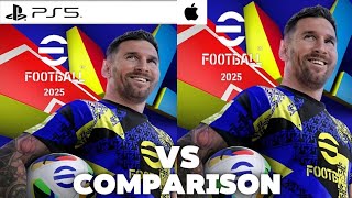 eFootball 2025 PS5 Vs iPhone [upl. by Sire]