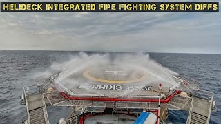 Helideck integrated fire fighting system DIFFS [upl. by Esinaj]