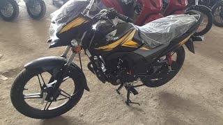 Honda Shine SP 125CC With yellow Graphics  Shine sp Bs4 2017  2017 [upl. by Tenney808]