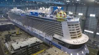 MEYER WERFT  Der Bau der Spectrum of the Seas [upl. by Kohsa]