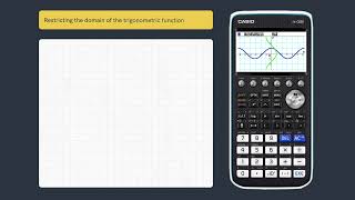 Graphing Inverse Trigonometric Functions  fx CG50 Quick Skills for A Level and IB Maths [upl. by Anelrac]