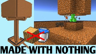 Dirt only Mob farm for MINECRAFT SUPERFLAT  NO WATER [upl. by Lewin]