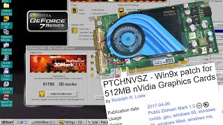 Lets install an unsupported NVIDIA GeForce 7xxx PCIE GPU in Windows 98 [upl. by Whitehouse]