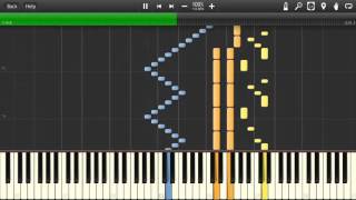 Stravinsky Petrushka Scene 1b  Russian Dance Synthesia [upl. by Norved39]