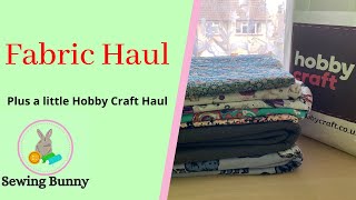 Fabric amp Hobby Craft Haul [upl. by Luckett]