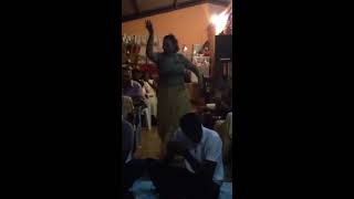 Pundit Darrin Beharry  Kriss birthday satsangh with a traditional barheebarahee song [upl. by Kancler]