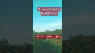 Canacona to Madgaon 2nd Ac view gandhidham ex 16366trendingvideo travel youtubeshorts nature [upl. by Adlar534]