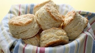 Buttermilk Biscuits from Scratch  Less Fat Easy Recipe [upl. by Long314]