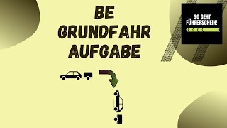 BE Anhänger Grundfahraufgabe Rückwärtsfahren  Führerschein [upl. by Lee]