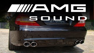 MercedesBenz SL55 AMG PURE SOUND acceleration [upl. by Yrtnej]